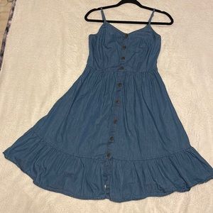 Denim dress M